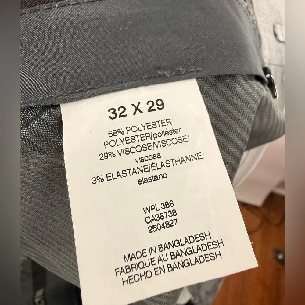 EUC Kenneth Cole Reaction Stretch Plaid Dress Pants - Picture 7 of 8